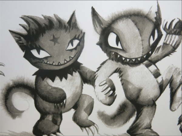 Wild Things (Emily the Strange) 8x20 Giclee Print – Rob Reger Artwork