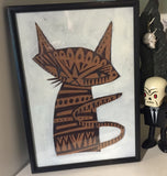 Lupa Cat original drawing
