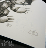 Wild Things (Emily the Strange) 8x20 Giclee Print