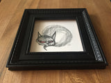 Stoner Cat original graphite drawing